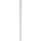 Ekena Millwork Two Equal Raised Panel PVC Pilaster w/Standard Capital & Base, 7W x 102H x 2P, PR PILP07X102DRP01-2 - alternate 2
